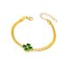 2023 New Emerald Necklace Jewelry Set Love Clavicle Chain Women's Fashion Stainless Steel Pendant_ipsvogv.com