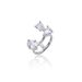 Full Diamond Sparkling Double Layer Water Drop Love Zircon For Women, Light Luxury, High End, Personalized Coldness_ipsvogv.com