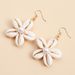 Summer Hand-woven Shell Flower Pendant Earrings Personalized Ancient Town Style Beach Earrings Women_ipsvogv.com