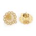 Stainless Steel Fashionable Hollow Ear Hooks And Anti Allergic Vacuum Electroplating Earrings, DIY Handmade Jewelry_ipsvogv.com