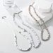 Natural Color Beaded Jasper Pearl Pendant Necklace For Women Light Luxury High End Men And Women Clavicle Chain_ipsvogv.com