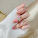 Destiny Life S Silver Heart Eight Micro Yellow Round Pear Shaped Try Three Stone Diamond Ring For Women_ipsvogv.com