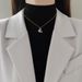 Colorful 【 】 Moon Fashion Light Luxury Temperament Gorgeous Full Diamond Necklace Women's Versatile Clavicle Chain 【 】_ipsvogv.com