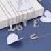 Korean Silver 26 Letter Necklace Ins Simple Diamond Studded Capital Name Collarbone Chain For Women_ipsvogv.com