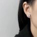 American style earrings for men, yellow diamond, zircon, rock sugar for men, hip-hop trend, high-end earrings for women_ipsvogv.com