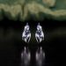Leaf Arc Natural Topaz Earrings S925 Sterling Silver Inlaid Crystal Small Exquisite Earrings For Women_ipsvogv.com
