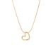 Hollow Out Peach Heart Necklace For Women, Trendy, Sweet, Spicy Girl, Student, Simple Collarbone Chain, Niche Design_ipsvogv.com