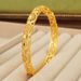 Luxurious And Elegant Geometric Flower Design Women's Copper Plated Bracelet Bridal Wedding Party Birthday Gift_ipsvogv.com