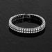 Wind Double Row Necklace Alloy Water Chain Bracelet Full Diamond Trendy Tennis Neck_ipsvogv.com