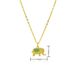 Copper Elephant Pendant Necklace For Women - Micro Inlaid Zircon, Cute Clavicle Chain, INS Style Jewelry Gift_ipsvogv.com