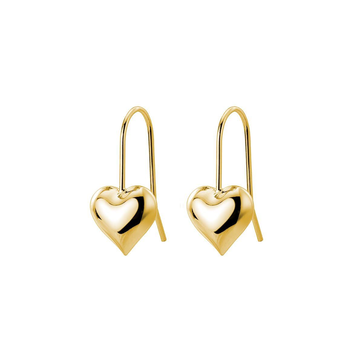 Women’s Jewelry Set Fashion FashionablHot Selling Small Fresh Ins Style Simple Temperament Heart Shaped Ear Hook Ladies Ear Jewelry_ipsvogv.com