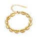 Women's Jewelry Summer Beach Vacation Ocean Element Bracelet Titanium Steel Hollow Shell 18kPVD Non Fading Waterproof_ipsvogv.com