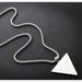 Student Singer Rap DJ Hip Hop Hairstylist Geometric Triangle Pendant Titanium Steel Men's And Women's Necklace Sweater_ipsvogv.com