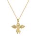 Titanium Steel 【 】 Angel Little Girl With Light Luxury Temperament, Gorgeous Full Diamond Necklace, Women's Versatile 【 】 Temperament, Necklace,_ipsvogv.com