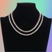 5mm Round Men's Tennis High-End Niche Jewelry Unisex Alloy Hip-Hop Style Necklace_ipsvogv.com