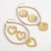 12154 Creative Personalized Alloy Shell Love Pendant Necklace Earring Set Summer Ocean Style Jewelry_ipsvogv.com