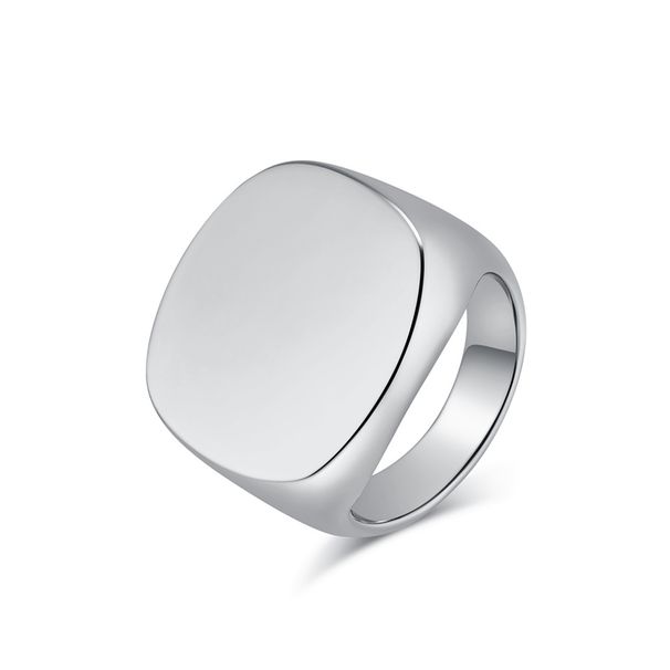 Cold neutral style stainless steel polished ring simple high end titanium steel fashion accessories_ipsvogv.com