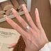 Large Water Droplet Zircon Irregular Spring And Summer Personalized Fashion, Index Finger Ring, Light Luxury, High-end_ipsvogv.com