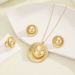 Metal Personality Fashion Geometric For Women, Internet Celebrity Round-in-Round Earrings_ipsvogv.com