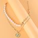 Fashion Alloy Human Head Coin Pendant Necklace Female Necklace Personality Trend Necklace_ipsvogv.com