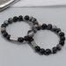 Silver Jewel Beaded Bracelet For Boys And Girls Titanium Steel Letters FOREVER Forever Accessories Couple Jewelry Bracelet_ipsvogv.com
