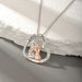 S Sterling Silver Heart Shaped Letter Pendant Best Friend Gift Sisters Embraces Fashion_ipsvogv.com