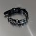 Dark Punk Y2K Pentagram Leather Bracelet For Women Ins Sweet Cool Cuban Style Layered Beaded Accessories_ipsvogv.com