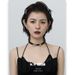 Ancient Gold Rose Necklace, Versatile High-end For Women, Niche And Light Luxury Collar, Hip-hop Spicy Girl Style,_ipsvogv.com