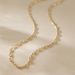 Copper plated K real gold pearl clavicle chain INS elegant temperament French necklace color preservation retro high end jewelry_ipsvogv.com