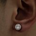 2023 New Men, Personalized Full Diamond Fashion Earstuds For Women, Versatile, High End, Niche, Light Luxury_ipsvogv.com