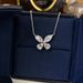 Year's New Sparkling Butterfly S Pure Silver Necklace For Women's High End Design, Horse Eye Zircon, Hot Selling_ipsvogv.com