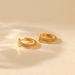 Simple zircon ear buckle copper plated K real gold fashionable white collar commuting business chic wind T shaped trend earrings_ipsvogv.com
