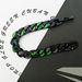 Men's Jewelry Black And Green Cuban Bracelet Jewelry Hip Hop Personality Green Ghost Diamond Necklace Bracelet Men And Women All Match Jewelry Set_ipsvogv.com