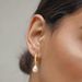 Women’s Jewelry Set Fashion Hot Sales Real Gold Brass Electroplating Geometric Round Water Drop Pearl Earrings High End Ladies Earrings_ipsvogv.com