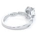 Three Heroes Strength New Princess Square Diamond Engagement Ring Women's Zircon Jewelry_ipsvogv.com