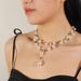 Fashionable and Sweet Set Style Pearl Double Layer Necklace Collar Chain Jewelry 7630_ipsvogv.com
