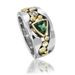 Cao Shi Ethnic Style Jewelry Creative Hollow Pattern Inlaid With Green Zircon Trendy Fashion Ring_ipsvogv.com