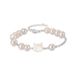 Korean S Pure Natural White Shell Mother Cat Broken Silver For Women, Simple And Sweet Freshwater Pearl Bracelet_ipsvogv.com