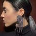 Fashion rhinestone earrings personality arched tassel earrings_ipsvogv.com