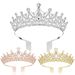 Crystal Diamond Bridal Wedding Evening Party Headdress Wedding Headband Hair Accessories Performance Head Crown Car Show Crown_ipsvogv.com