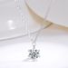 S Sterg Sier T Six Claw Moissanite Single Dia Necklace Light Fashion Splicing Clavicle Chain_ipsvogv.com