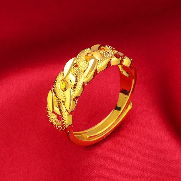Fashion Vietnamese Fried Dough Twists Women's Suit Gold Plated Bell Bracelet Accessories_ipsvogv.com