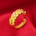 Fashion Vietnamese Fried Dough Twists Women's Suit Gold Plated Bell Bracelet Accessories_ipsvogv.com