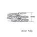 Cao Shi's Creative Micro Inlaid Zircon Ring With Three Rings For Women_ipsvogv.com