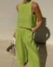 Daily Street Women's Simple Style Solid Color Polyester Pants Sets Pants Sets_ipsvogv.com