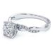 Three Heroes Strength New Princess Square Diamond Engagement Ring Women's Zircon Jewelry_ipsvogv.com