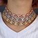 Hip Hop New Necklace Full Of Diamonds And Three Color Coffee Bean Charm Pendant Jewelry_ipsvogv.com
