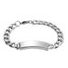 Cuban Titanium Steel For Women, INS Korean Style Curved Plate Smooth Surface DIY Engraving Hip-Hop Couple Bracelet_ipsvogv.com