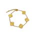 【 Full body titanium steel 】 Personality flower pressure grinding temperament lucky extremely simple chain bracelet_ipsvogv.com