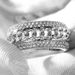 New Hand Decor Hip Hop Style Micro Inlaid Zircon Cuban Chain Trendy Men's And Women's Ring F917_ipsvogv.com